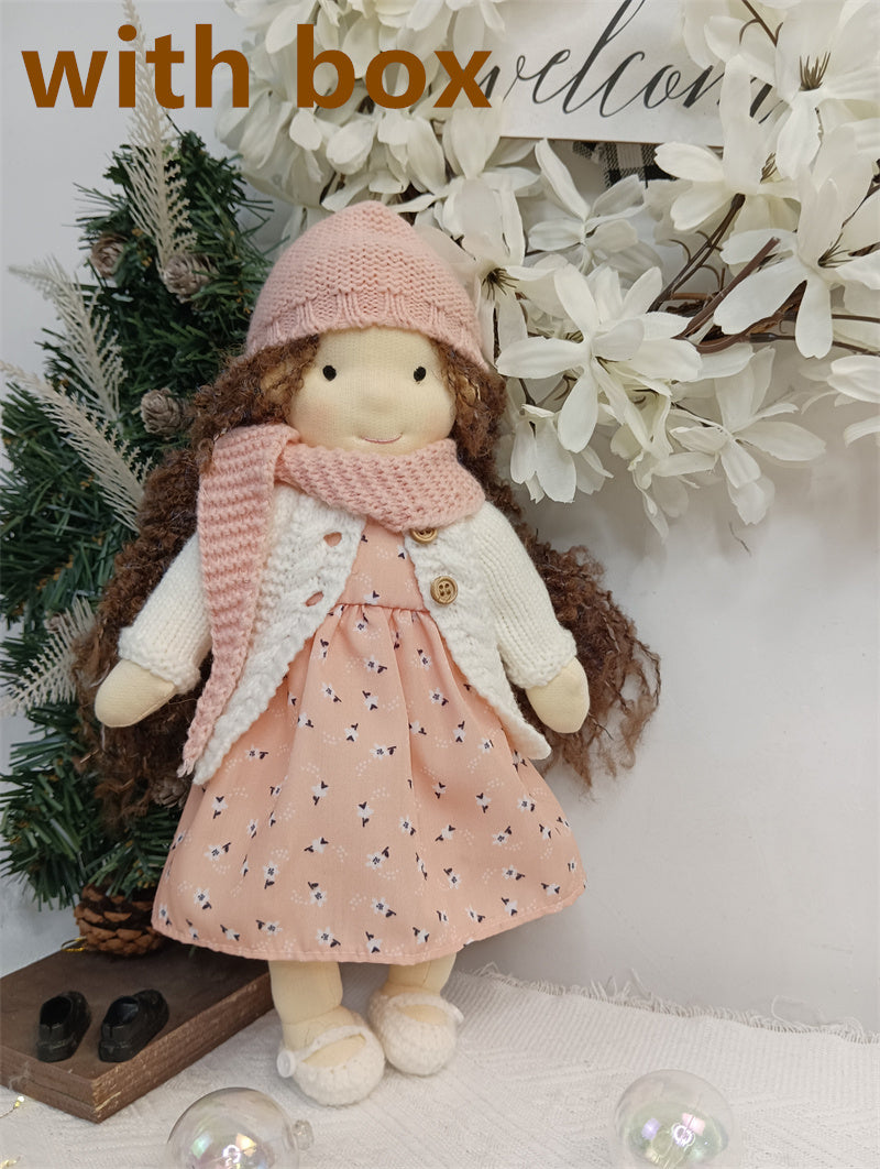 Handmade Plush Doll Golden Curly Girl Finished Product 33bcf129 f51c 43f5 a5c1 a87d4db0a438