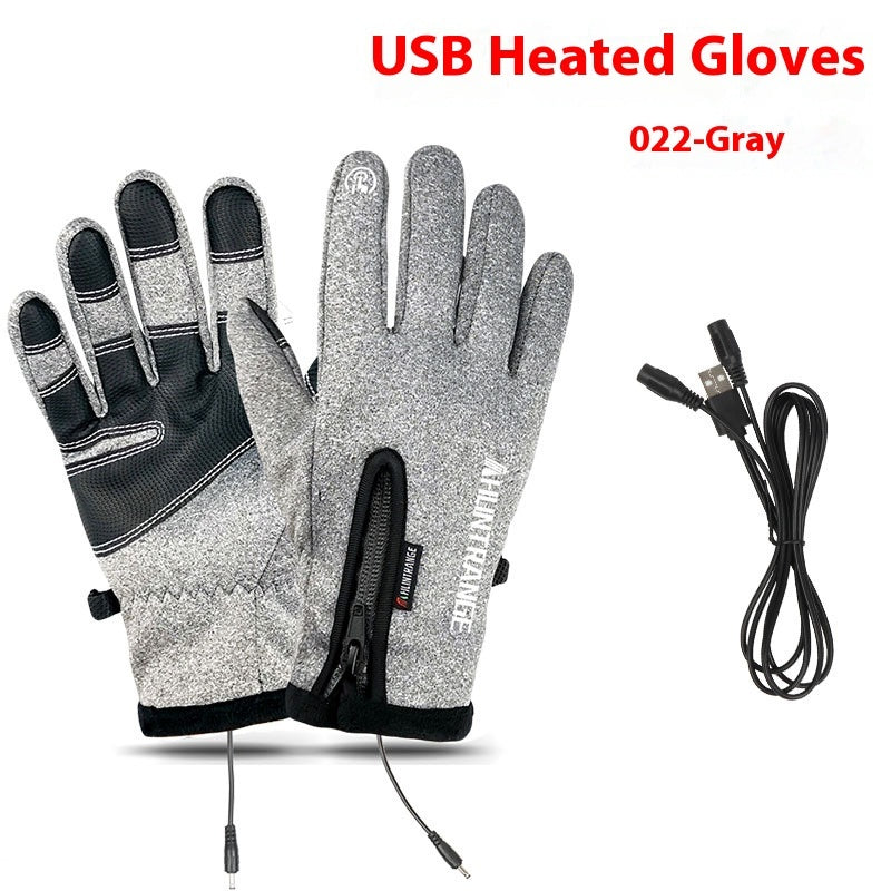 USB Electric Heating Heating Gloves Winter Outdoors Sports Skiing Warm Waterproof Non-slip 33e98207 546b 4762 9b43 620f40a6ba