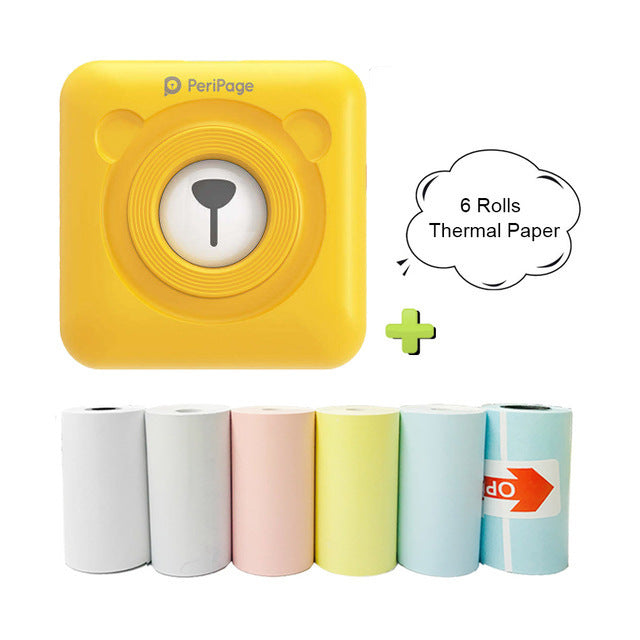 Mini Bliuetooth Wireless Thermal Printer Paper Sticker Label Printer - 图片 35