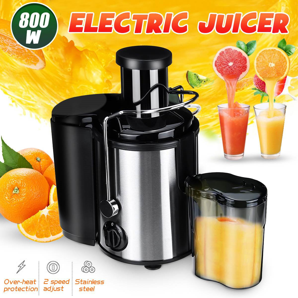 800W Electric juicer - HD Wireless Product #6