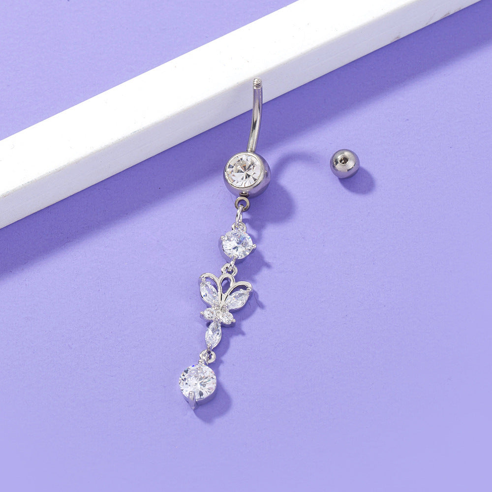 Exquisite Zircon Butterfly Belly Button Piercing 341b9b20 c24c 498b 86c5 c39ea244d2fe