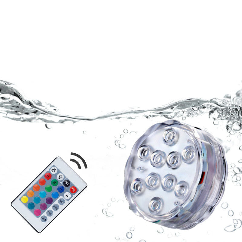 LED Remote Control Diving Light Waterproof Candle Light 3437134694363