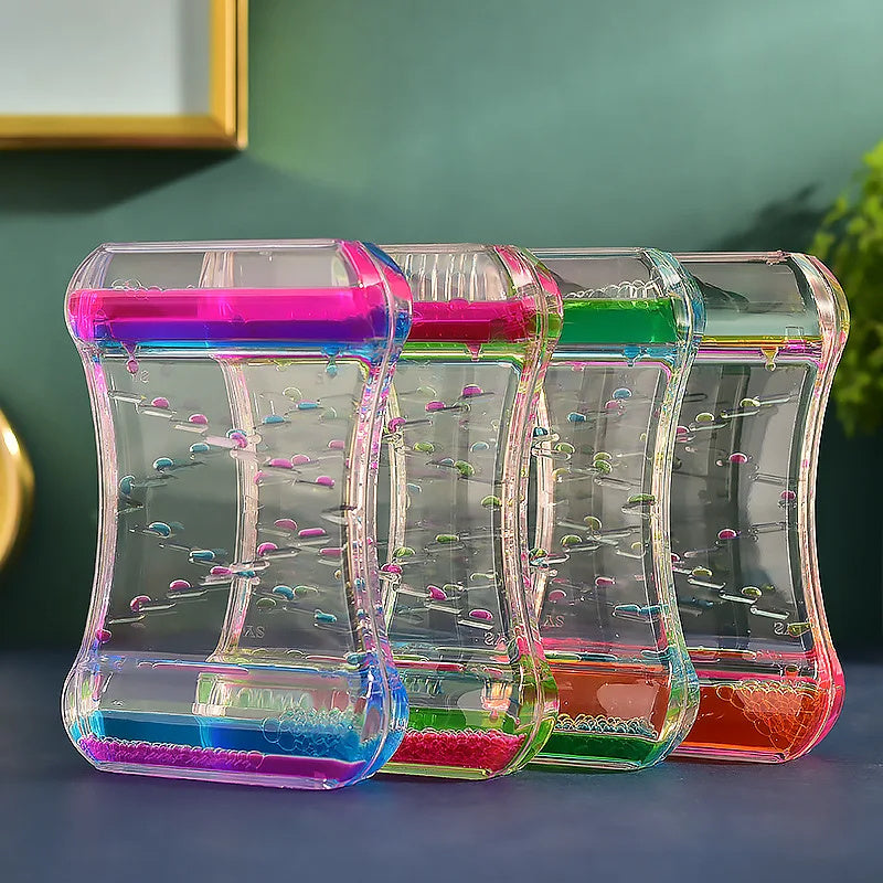Creative Cruise Fluid Liquid Hourglass Quicksand Timer 2024 Ins Living Room Office Ornaments Desk Table Decorations Home Deco