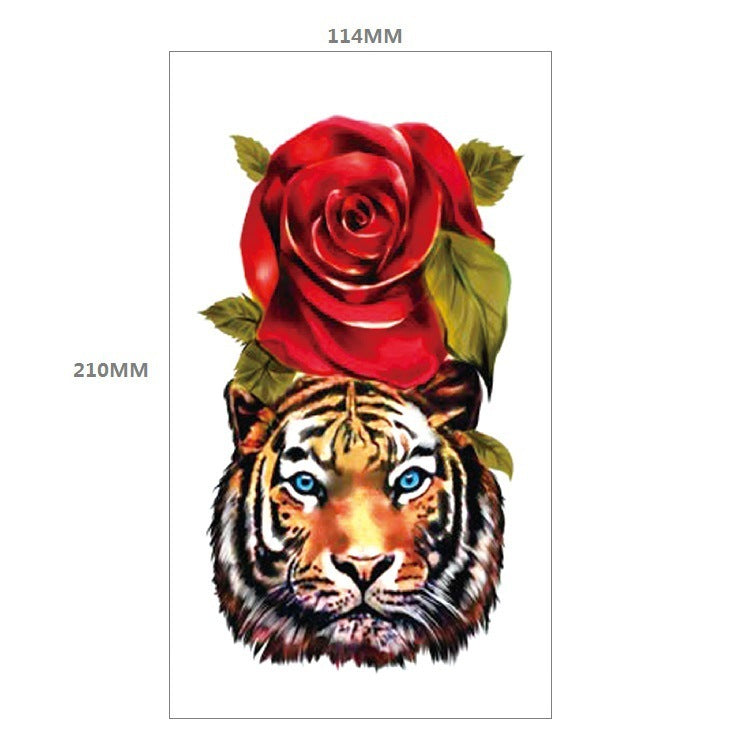 Animal Pattern Tiger Lion Half Arm Water Transfer Imitation Tattoo 349860b7 f1d0 4410 833c 7faf31c8fd5b