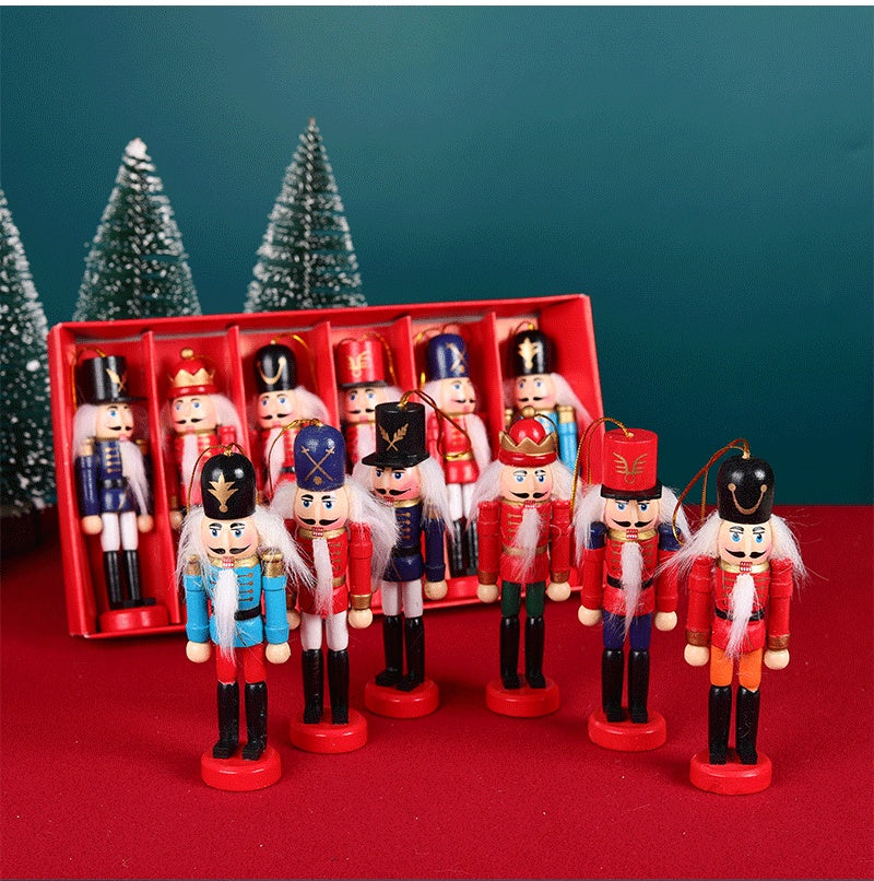 Christmas Nutcracker Soldier 6-piece Set Nutcracker Ornaments 34fb1bcd aa5d 42d4 bdb8 4f773be6d8bd