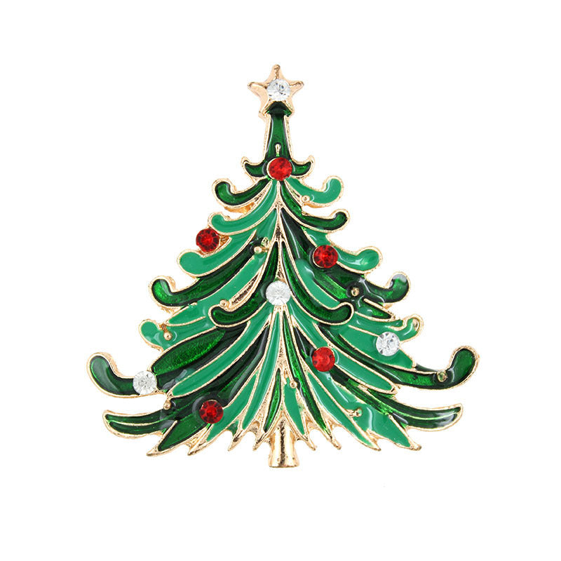 Christmas Tree Brooch Pin Women Girls Jewelry 3501350106732