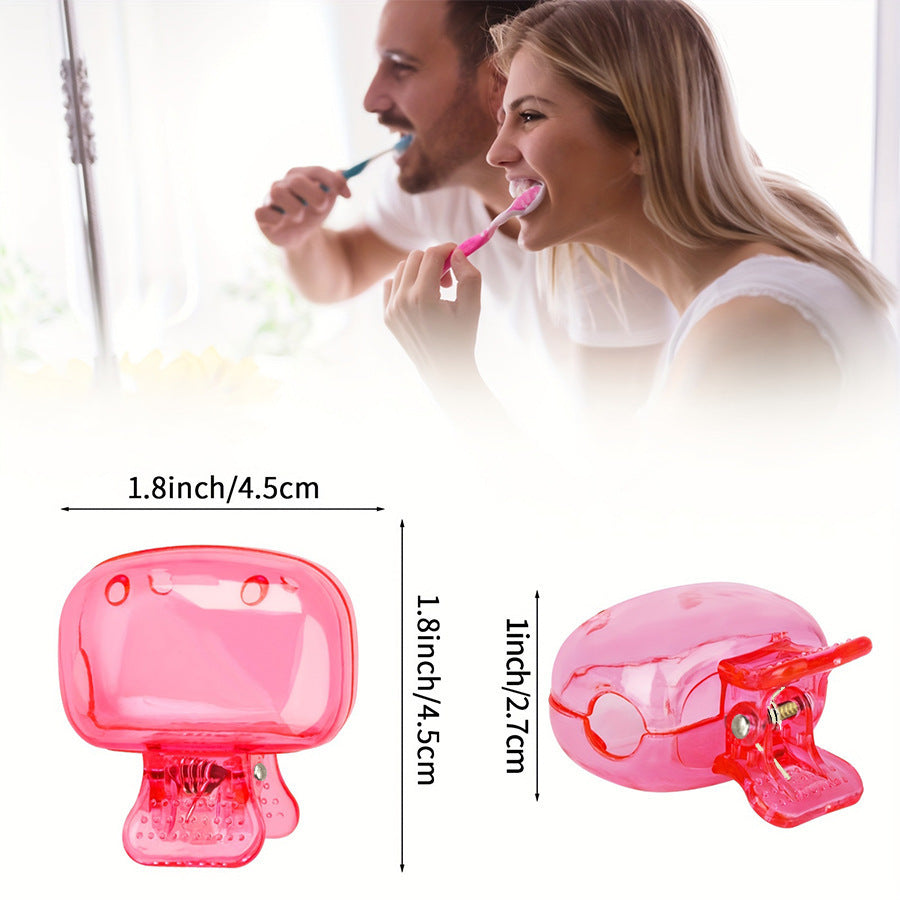 Toothbrush Storage Clip Travel Essential Protective Cap Of Toothbrush Portable Toothbrush Box 3533e812 575c 4f6a a8b2 3173722