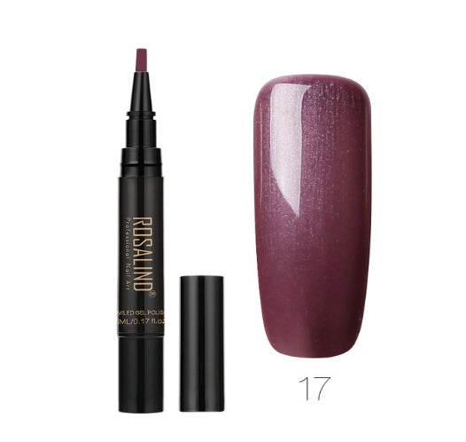 5ml Solid Color Nail Art Pen Nail Glue for Nail Art - HD Wireless Product #33