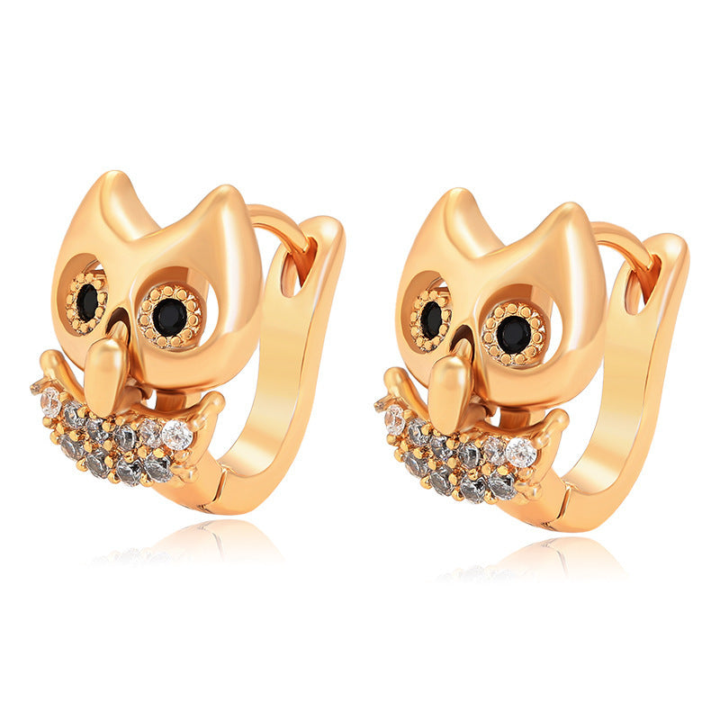 Women's Fashion Graceful Personality Zircon Earrings 356e10ed 4661 4bb9 be54 552a1c05fffb
