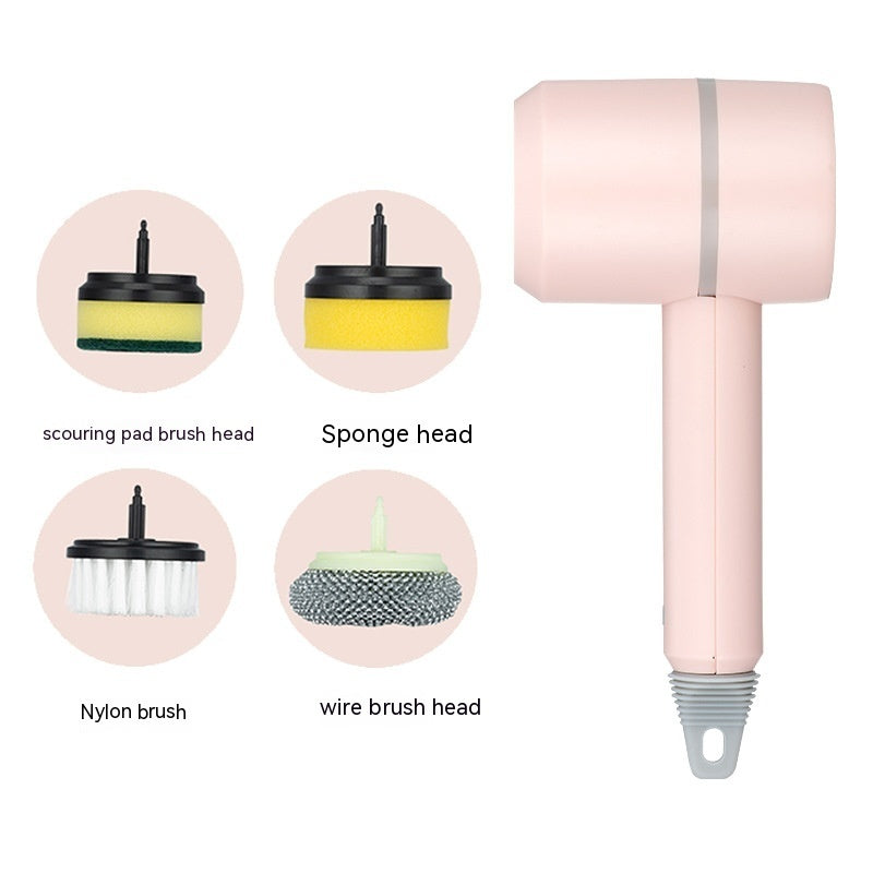 Electric Cleaning Brush Dishwashing Brush Automatic Wireless USB Rechargeable Professional Kitchen Bathtub Tile Cleaning Brus