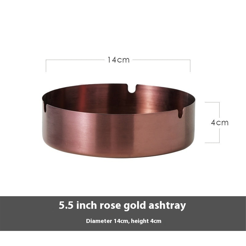 Simple Thickened Practical Stainless Steel Ash Tray 35cd5f28 659d 49df 8ec0 2adddd91161d
