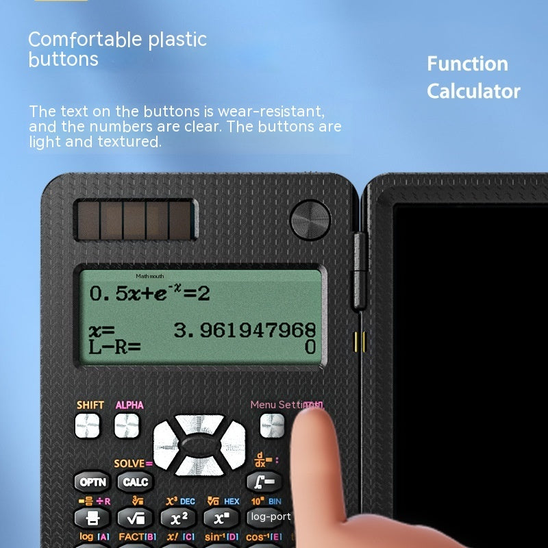 2 In 1 Foldable Scientific Calculators Handwriting Tablet Learning Function Calculator Foldable Desk Scientific Calculators - 图片 7