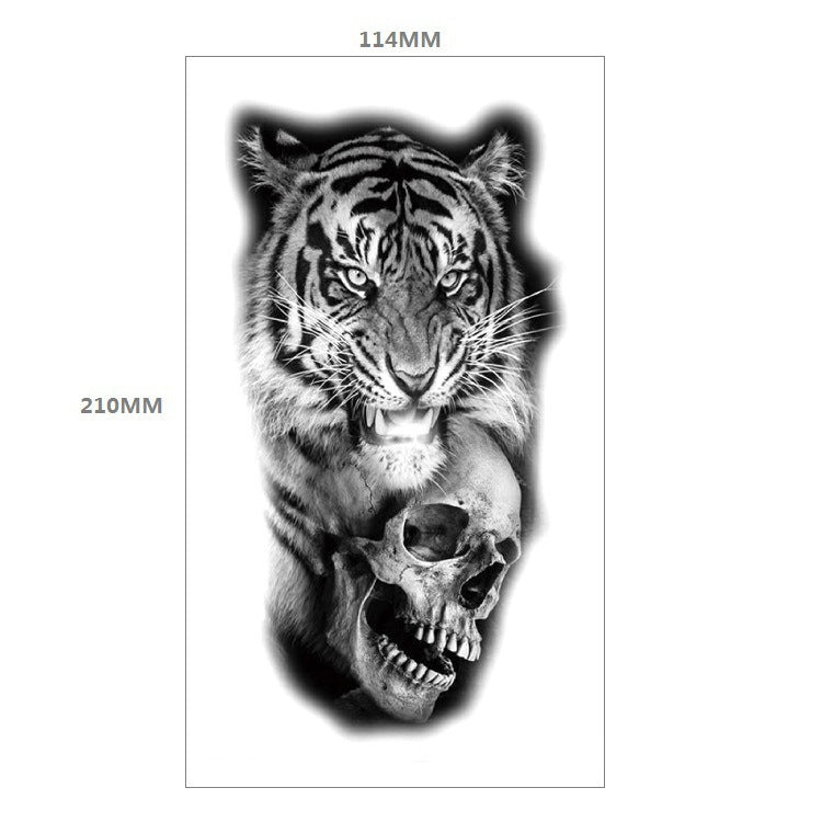 Animal Pattern Tiger Lion Half Arm Water Transfer Imitation Tattoo 36442741 1d4c 4921 b0f0 1718391e8d0a
