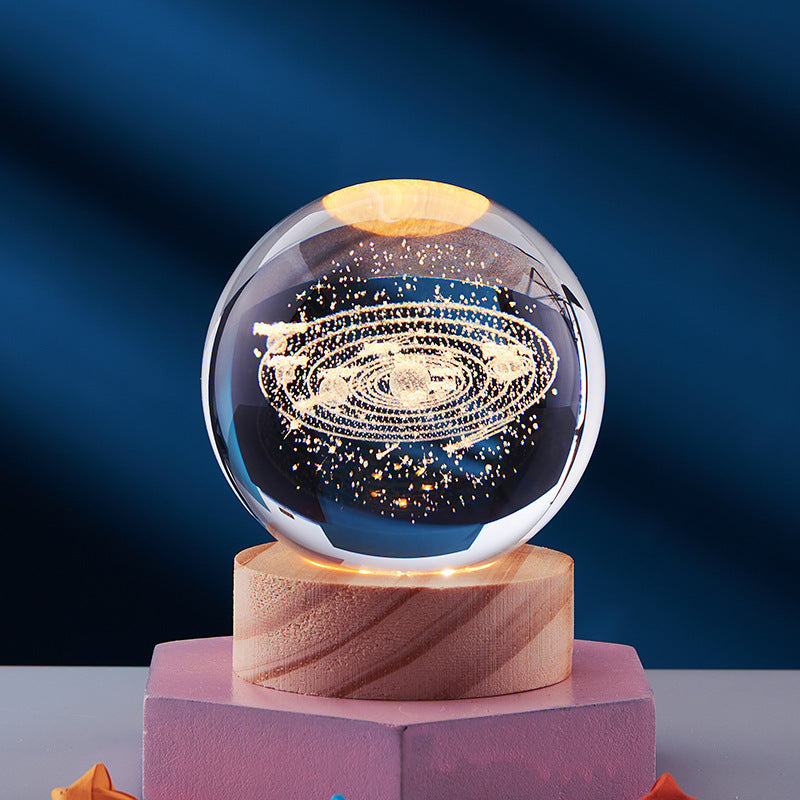 Crystal Ball 3D Inner Carved Solar System Glowing Night Lights Warm Bedside Light Festival And Kid Gift Night Lamp 367bd114 3