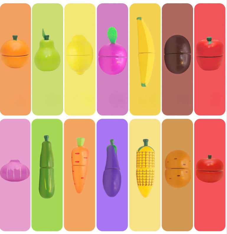 Wooden Vegetable Magnetic Children's Play House Cut Fruit Toys 3683298a e5ef 48c2 acb9 b55fbc862c1e