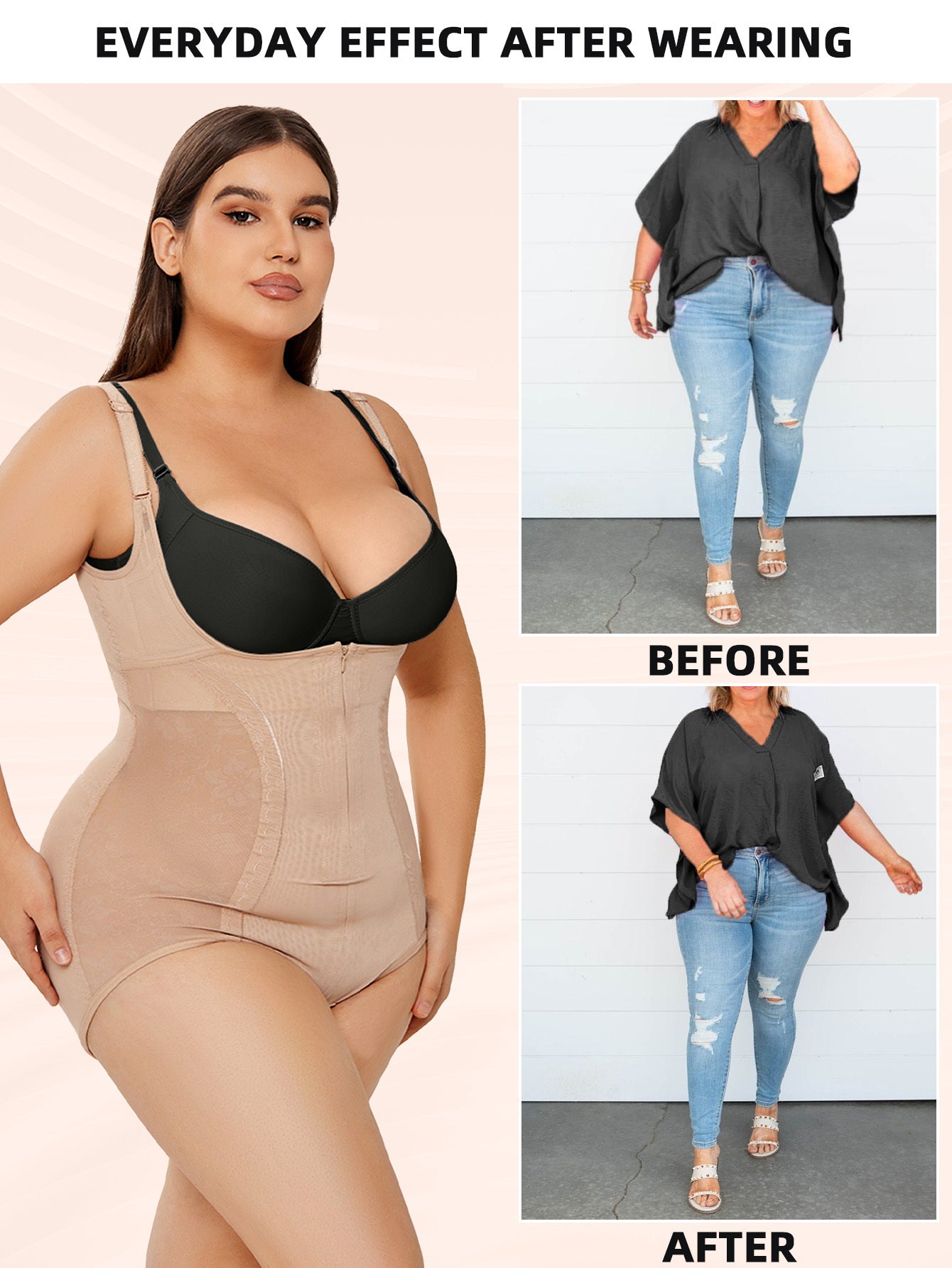 Shapewear Bodysuit Tummy Control Slim Body Shaper 36a8c2d2 a979 481d ac4f d4a242c6feeb