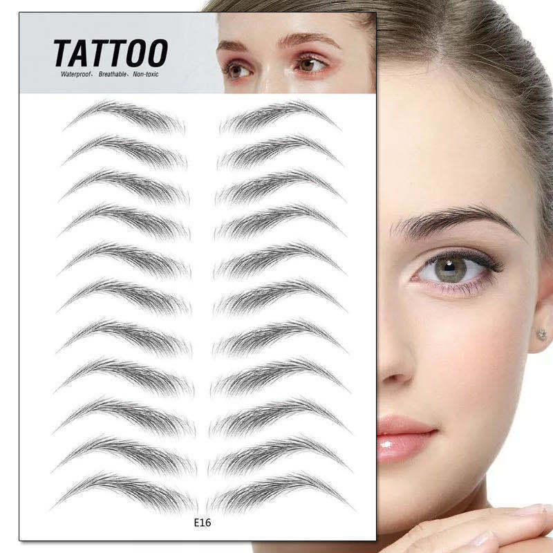 3D Waterproof Semi-permanent Eyebrow Stencil Stickers - HD Wireless Product #8