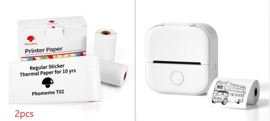 Portable Mini Thermal Label Printer Home Photo Printer Student Wrong Question Printer Bluetooth-compatible Mini Label Printer Price Tag - 图片 40