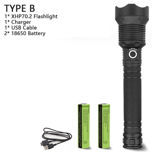 XHP70.2 Powerful Usb Led Flashlight 3737762675795