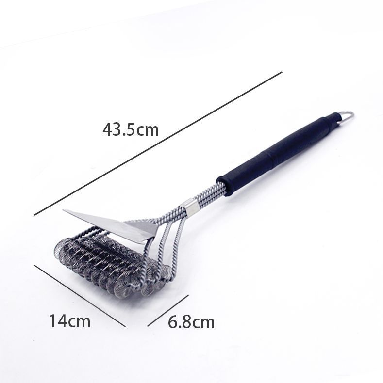 Barbecue Grill BBQ Brush Clean Tool Stainless Steel Wire Bristles Non-stick Cleaning Brushes 3753291408538