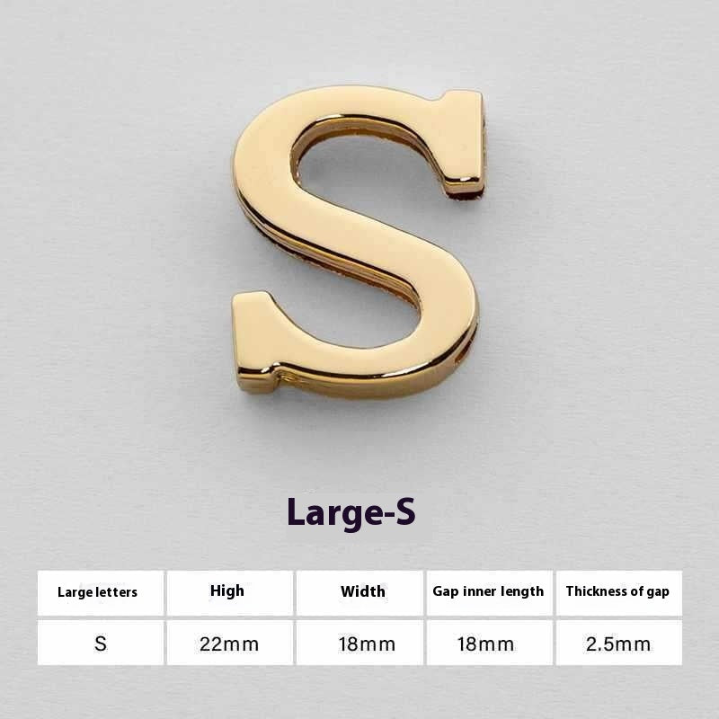 U Perforated 26 English Letters Hardware Accessories 3786ef4a c5e6 4477 b333 b53194cf4e05 trans