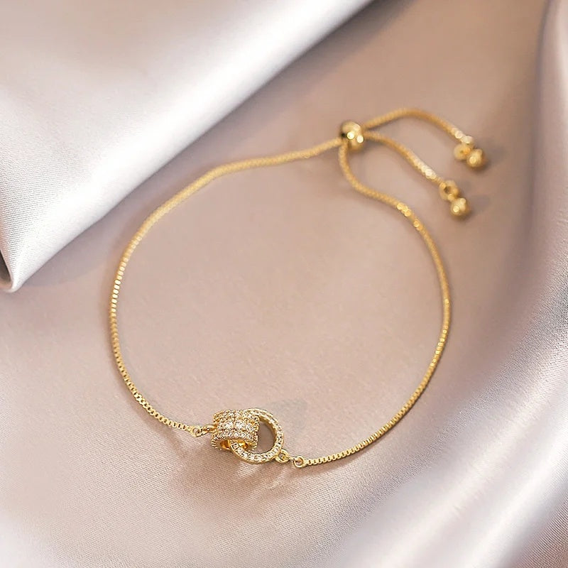 Gold Crisscross Bracelet Adjustable Fashion Design Girls' Jewelry Accessories 37948c20 4fb2 4a21 a41b be5511a85bc1