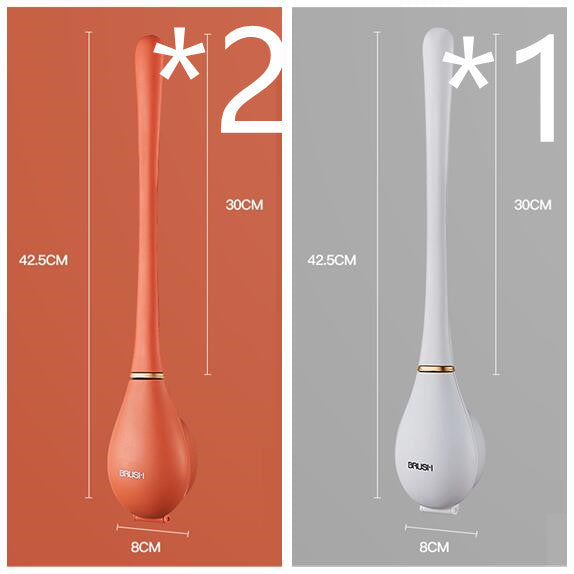 Household Brush Wall-mounted Long-handled Silicone Toilet Brush 37b4a3aa 46dd 49c3 b72a 70505c2be5df