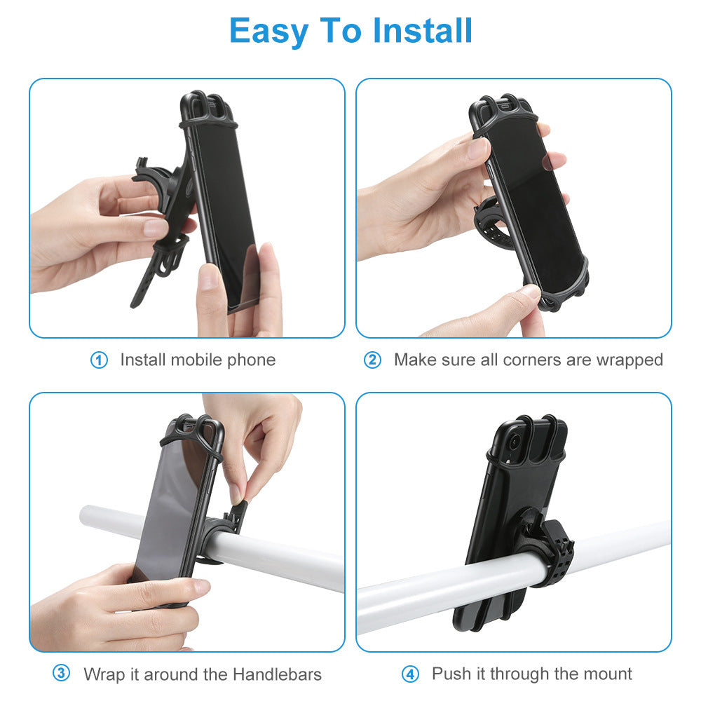 Floveme Bicycle Silicone Phone Holder - 图片 2