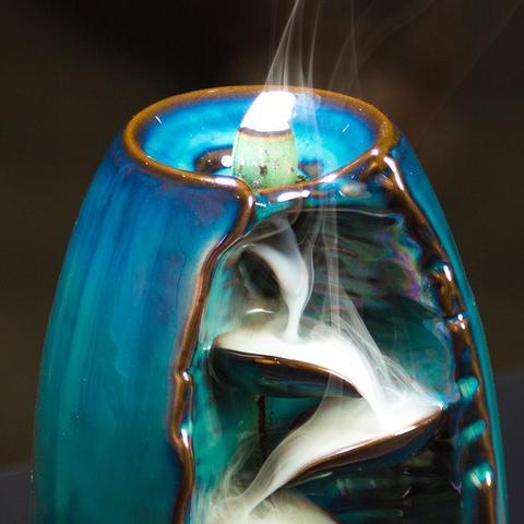 Multi-layers Ceramic Back flow Incense Burner 3841573185450