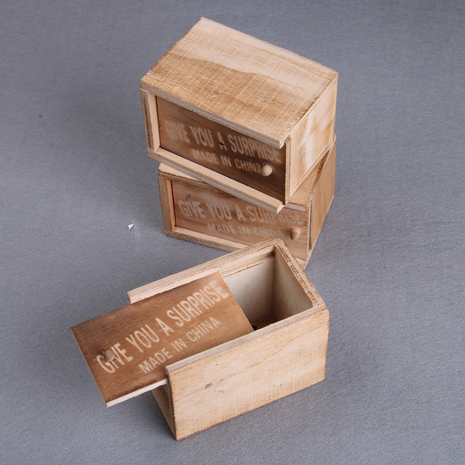 Prank Spider Wooden Scare Box Trick Play Joke Lifelike Surprise April Fools' Day Funny Novelty Toys Gags Practical Gifts 3860