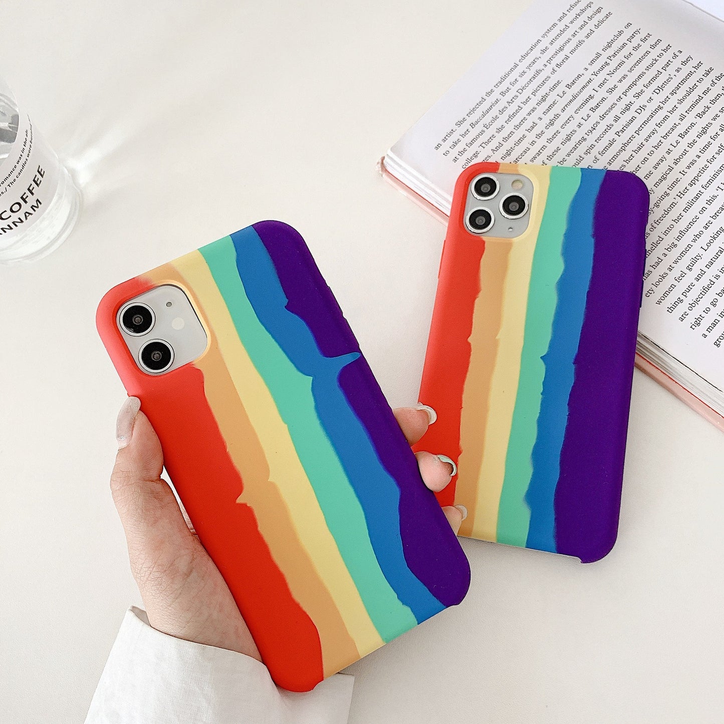 Creative Rainbow Liquid Silicone Phone Case 38878283384782