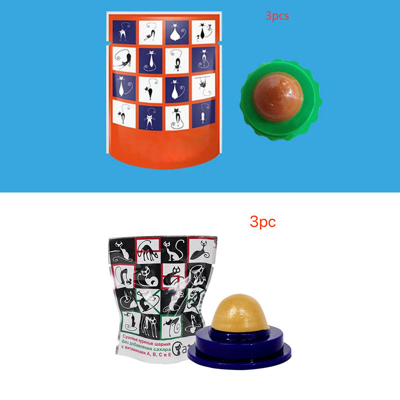 Pet Cat Sugar Energy Ball Lick Toys Catnip 393957509494