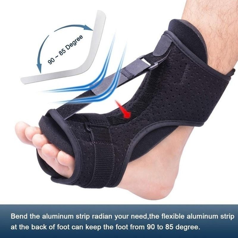 Foot Drop Ankle Support Orthosis Reinforced Instep Fixing Strap 3959131968267
