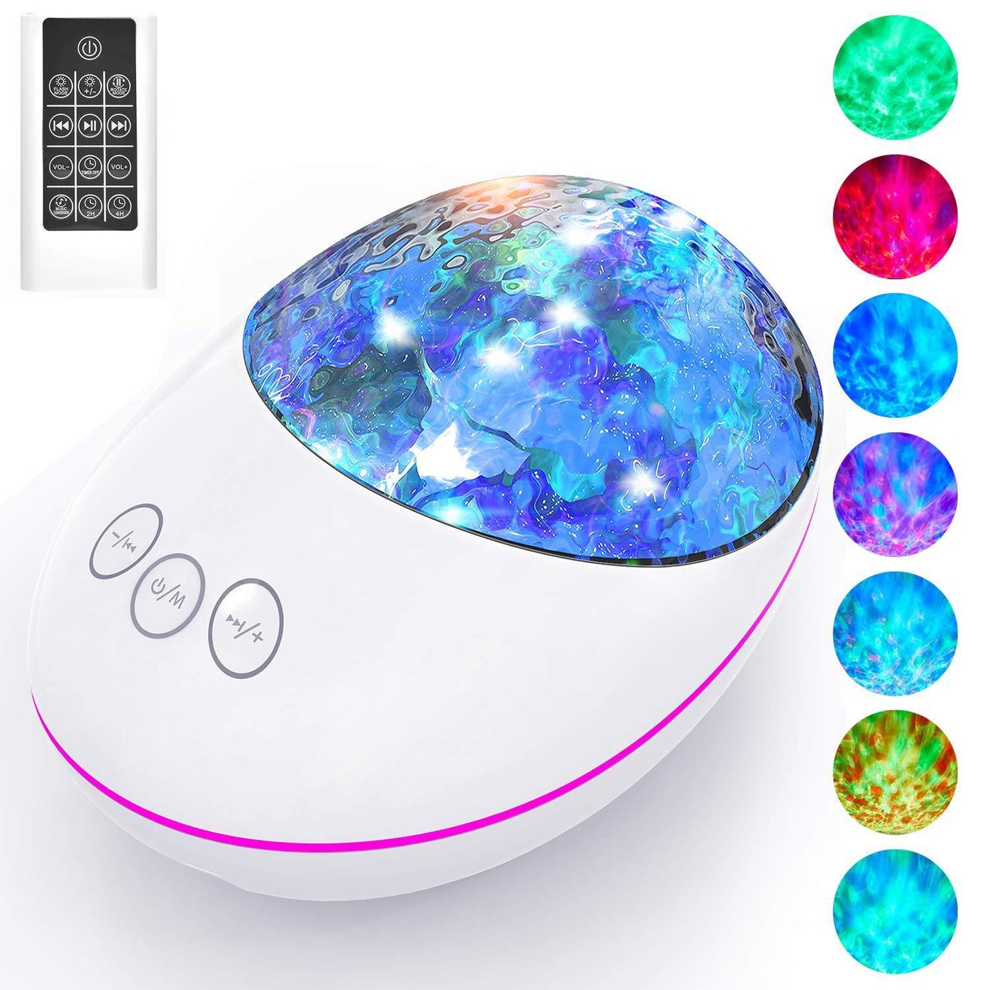 LED Night Light Starry Sky Projector Colorful Star Moon Night Lights 3967057213961