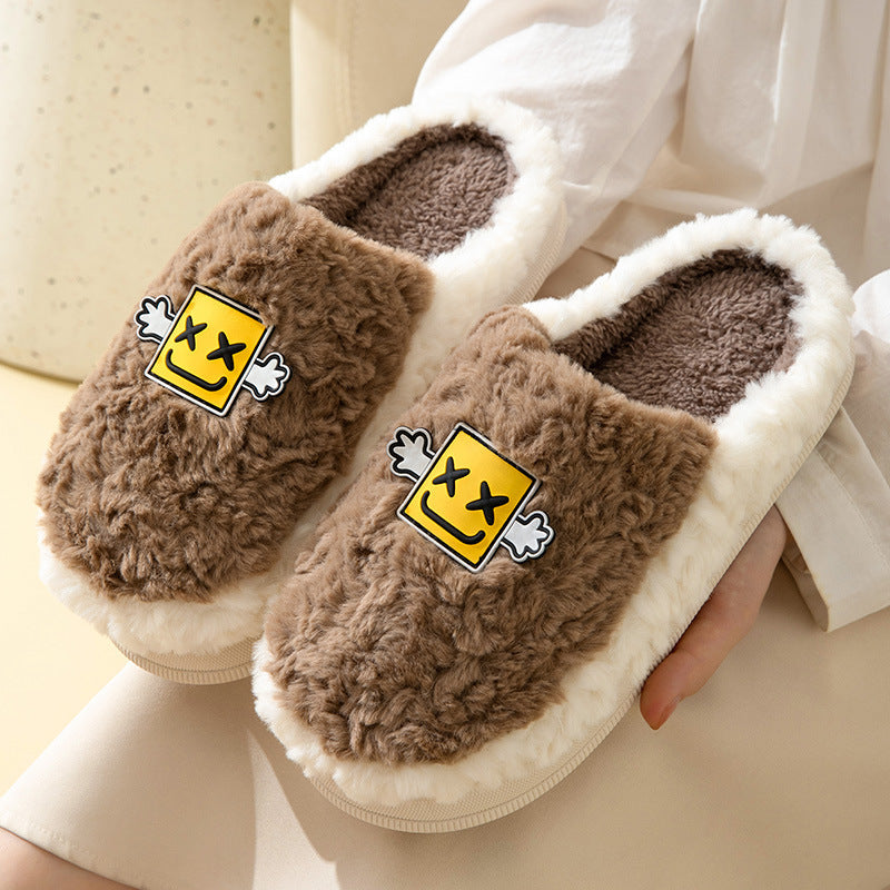Cartoon Plush Cotton Slippers Women's Winter Warm Dormitory Non-slip 39b7ff66 10c7 4c8c 9f41 d66ad8b32fd7