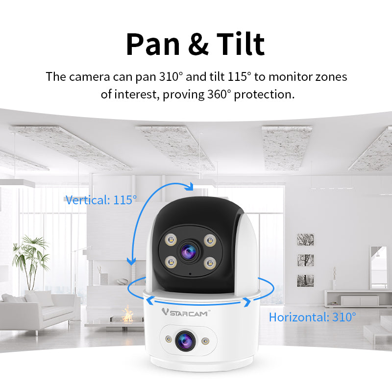 Smart Home Guardian: STARCAM C996DR Indoor Dual - Lens PT Camera 3 477ab5ac 0890 4a1f bead aa478e41c6e8