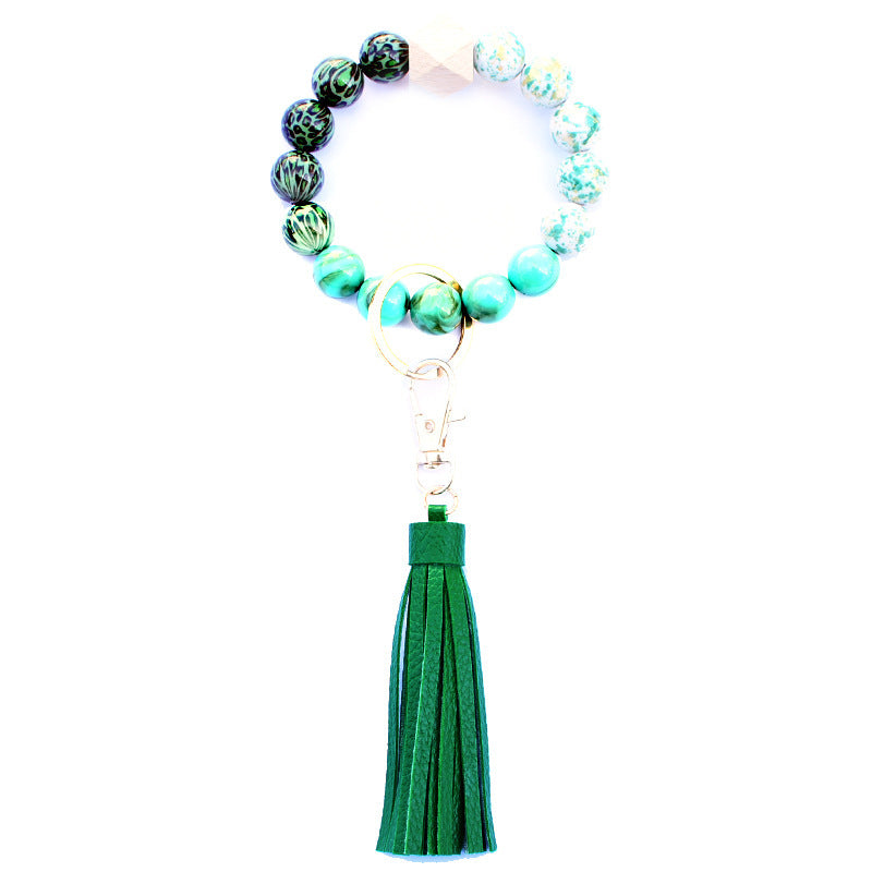 Creative Wooden Bead Bracelet Keychain 3a9dc5ab c9a8 400f bffa faa993c9c4bf