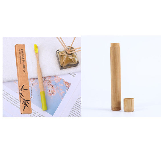 Natural bamboo handle round bamboo toothbrush 3b08f5bf b558 4ab6 8cde 29ed0393fee8