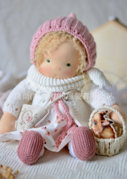 Handmade Plush Doll Golden Curly Girl Finished Product 3b64f5f7 5624 465d a108 3704dc0e4450