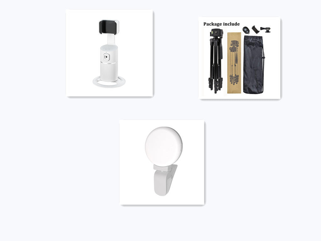 Smart Face Recognition Tracking PTZ Mobile Phone Stand Anchor Live Broadcast Stand - 图片 29