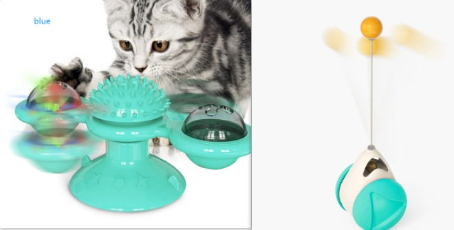 Cat Rotating Windmill Multi-Function Toys Itch Scratching Device Teeth Shining Toy 3c47918b 573b 47ff b137 84c6f4f9ac61