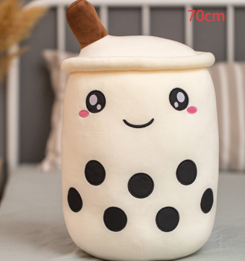 Cute Fruit Drink Plush Stuffed Soft Strawberry Milk Tea Plush Boba Tea Cup Toy Bubble Tea Pillow Cushion Kids Gift 3c99d456 3
