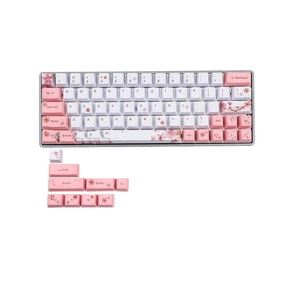 Sakura Keycap Key OEM Height Five-sided Sublimation Keycap - 图片 6