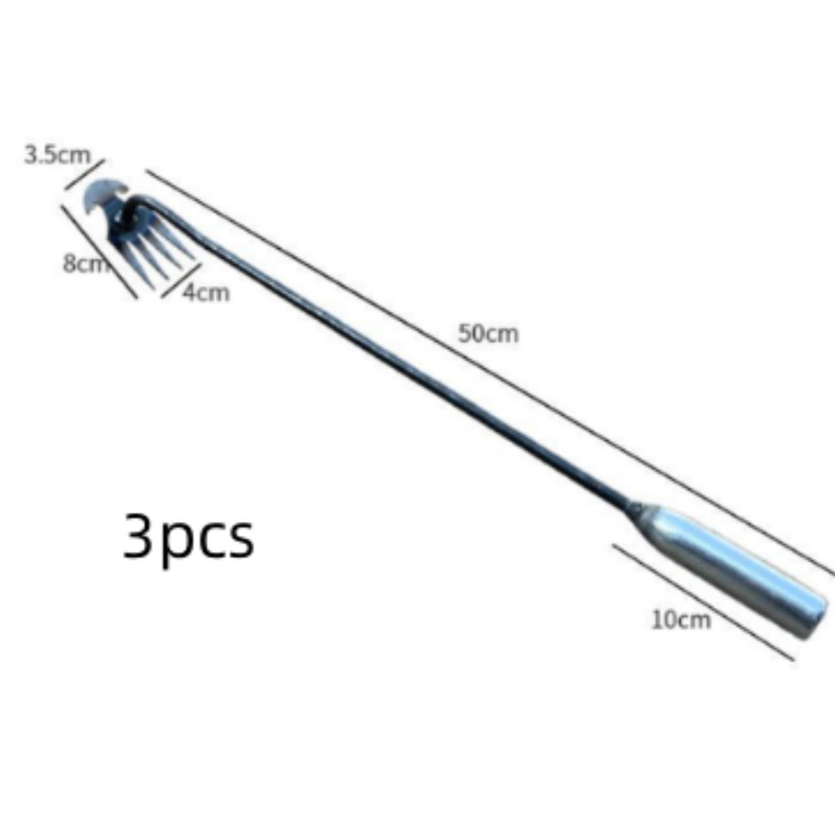 Manganese Steel Weeding Tool 4 Teeth Double Purpose Small Hoe 3cd86684 2e43 48ee a368 9775c5d4a398
