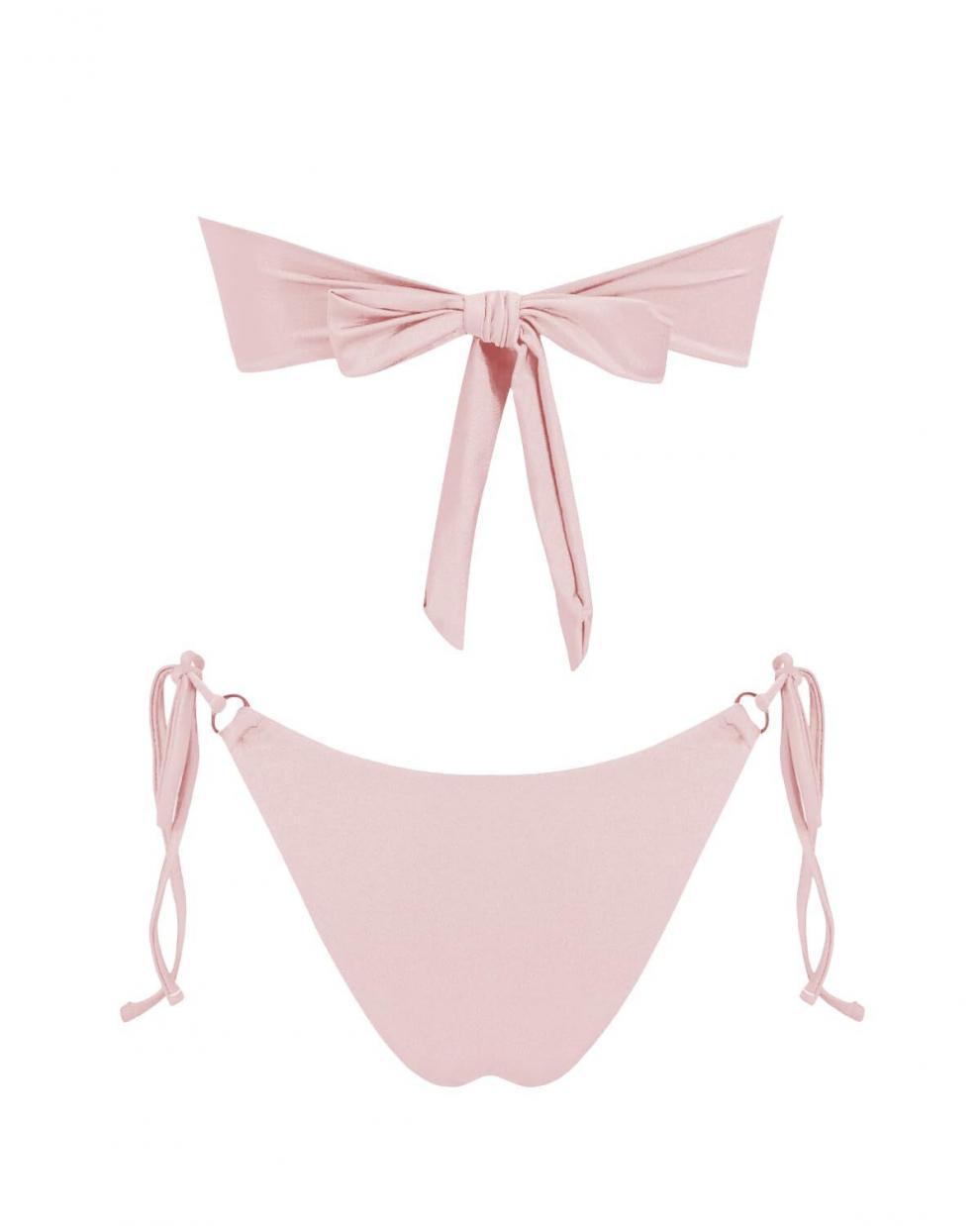 Split Swimsuit Bikini Suit Sunshine Bath Beach Tube Top Women