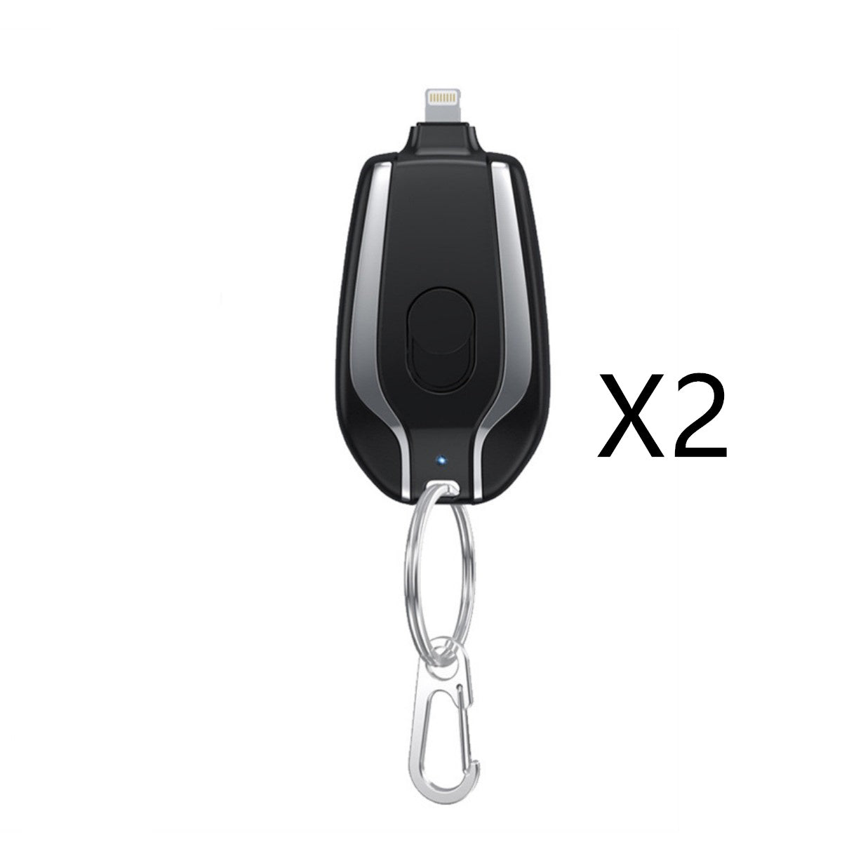 1500mAh Mini Power Emergency Pod Keychain Charger With Type-C Ultra-Compact Mini Battery Pack Fast Charging Backup Power Bank - 图片 4