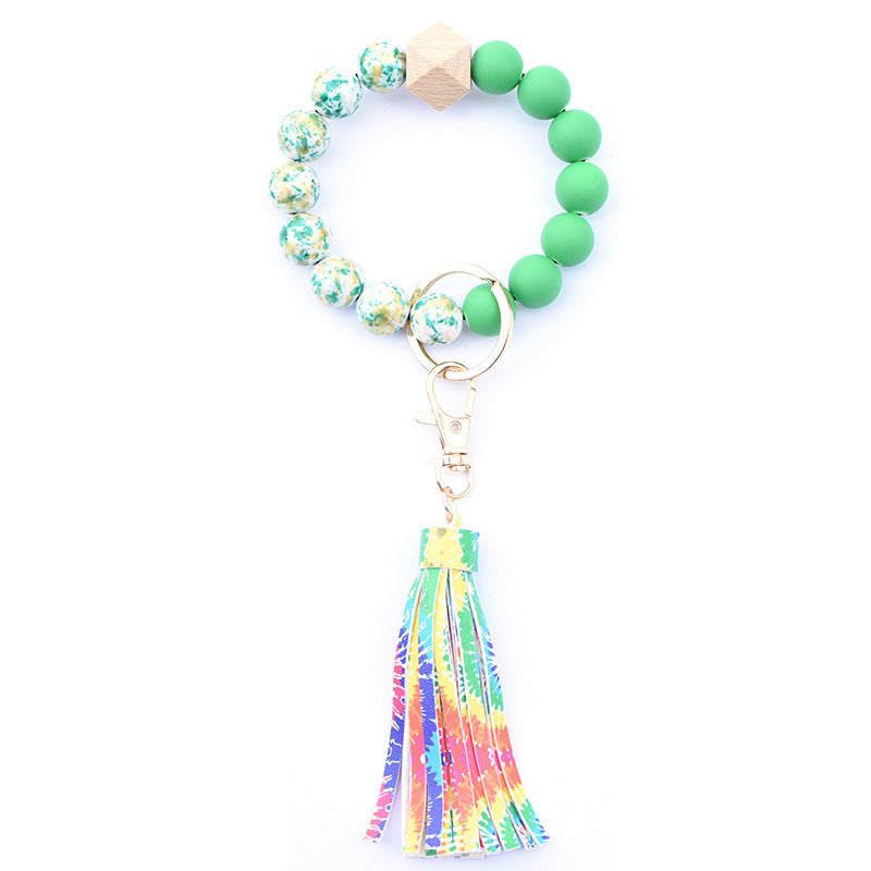 Creative Wooden Bead Bracelet Keychain 3e60df1e 99bd 4378 9c4a 0b2c9d757afb