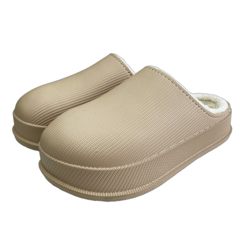 EVA Autumn And Winter Poop Feeling Plus Size Couple Waterproof Non-slip Warm Home Cotton Slippers 3e762286 2642 4778 9c14 a37