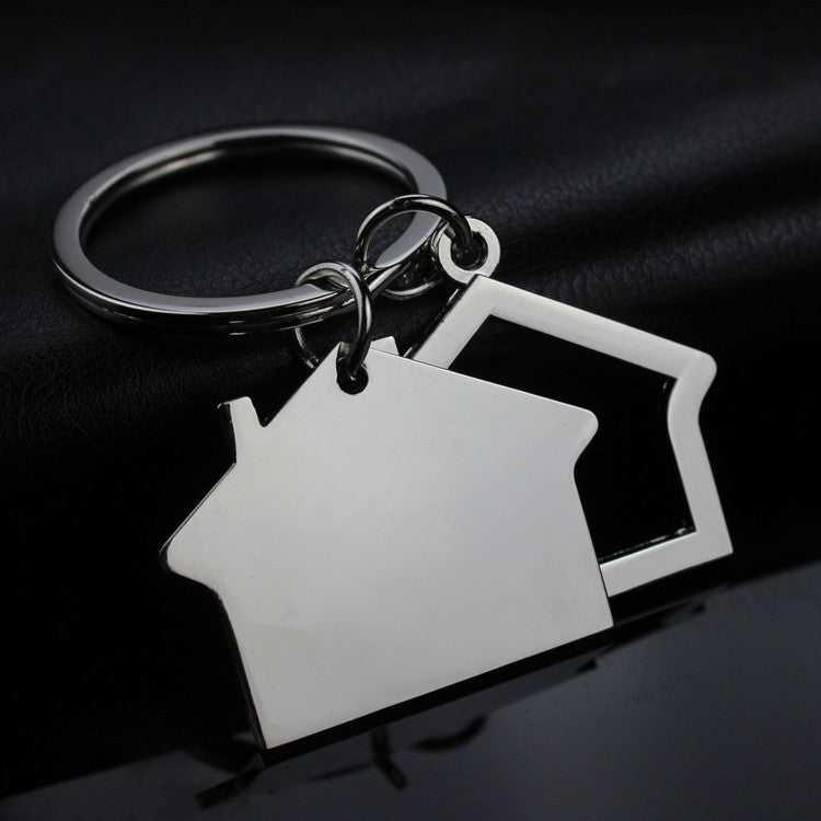 Creative Real Estate Opening Gift Double-sided Laser Sculpture House Keychain 3e86943a 256e 4bb4 bf25 986d0154e01c