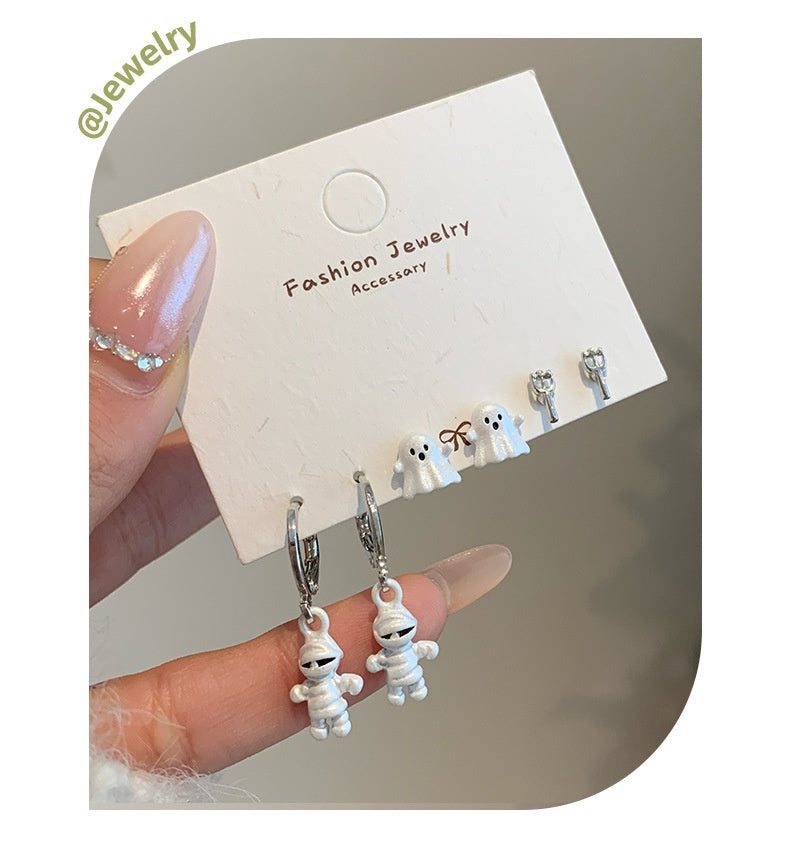 Minimalist Personality Love Butterfly Ear Clip Suit Female